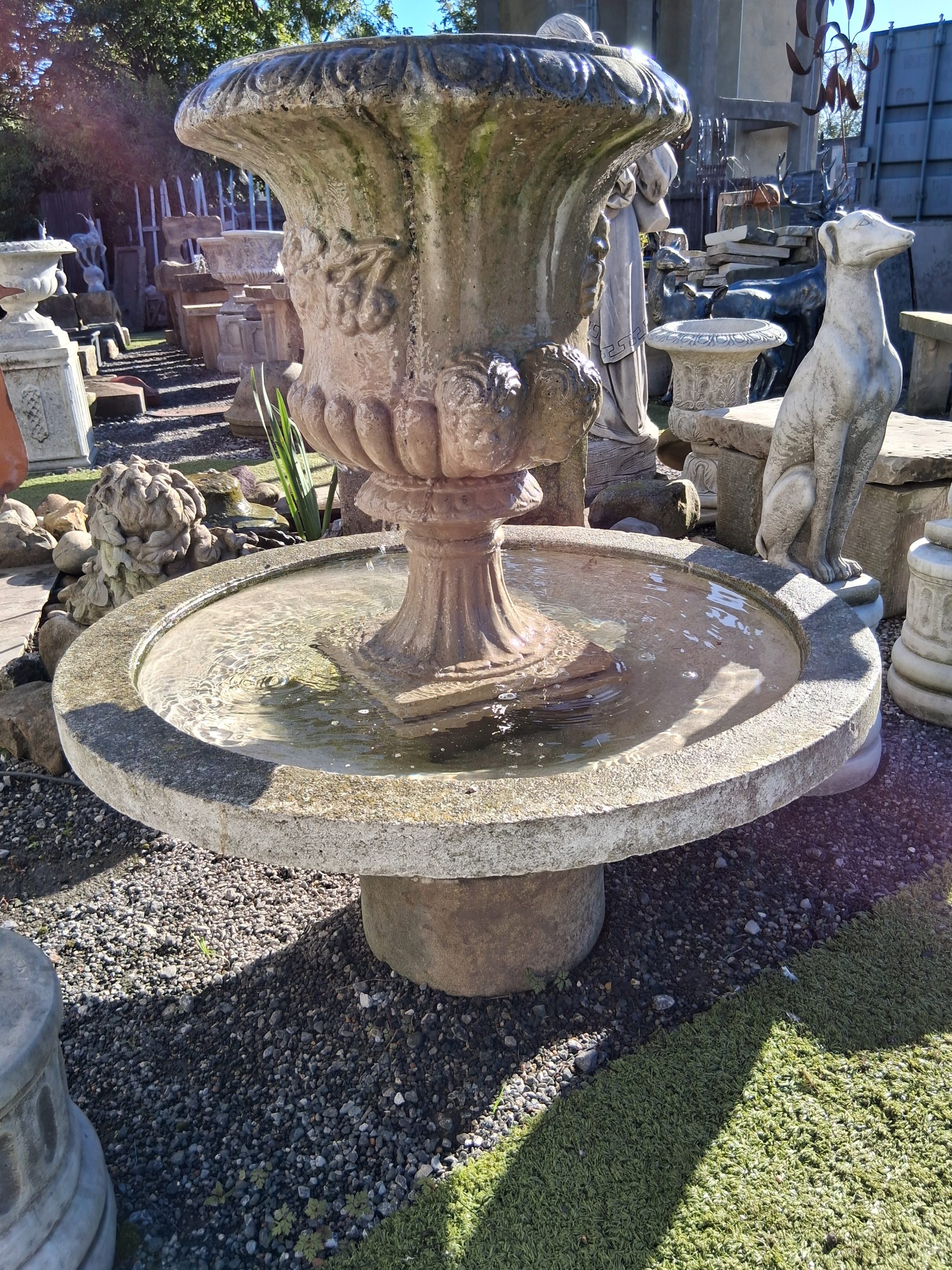 Urn Water fountain feature