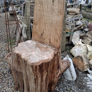 Tall Tree Stump Chair
