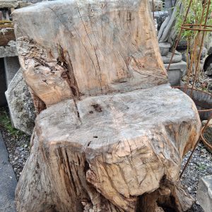 Lg Tree Stump Chair