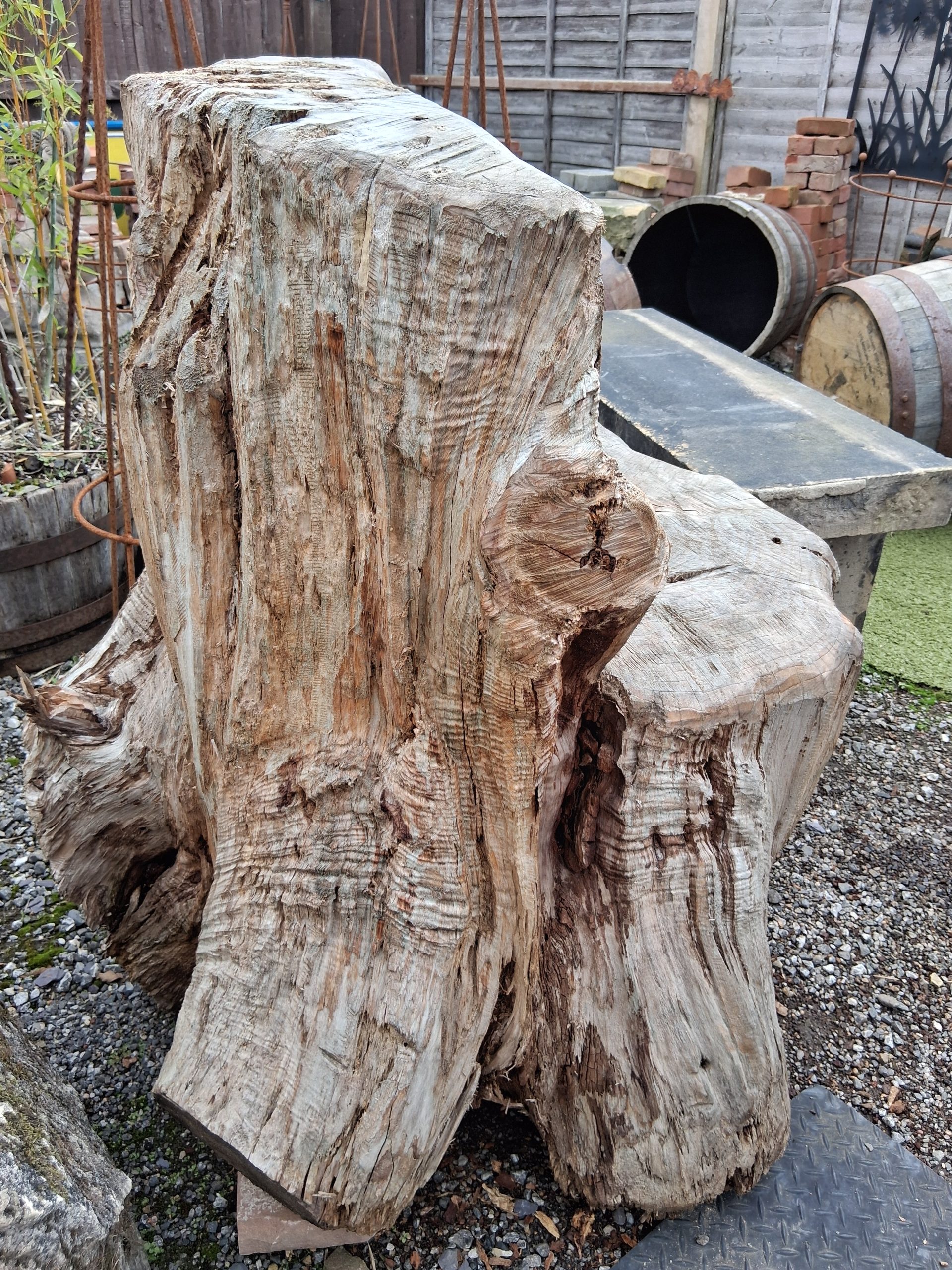 Lg Tree Stump Chair - Image 3