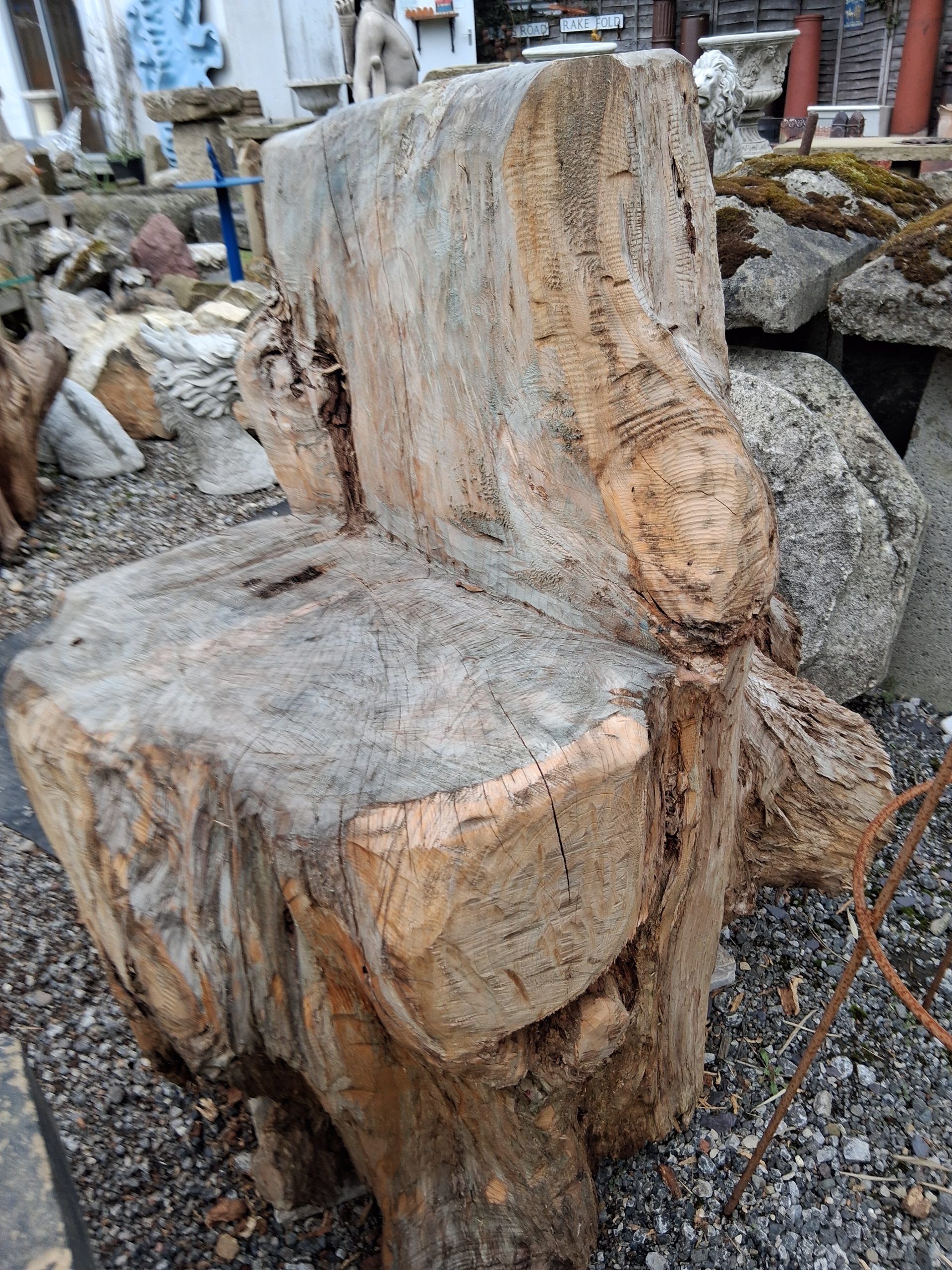Lg Tree Stump Chair - Image 5